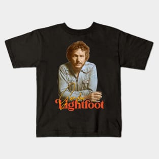 Gordon Lightfoot ))(( Retro Read My Mind Tribute Kids T-Shirt